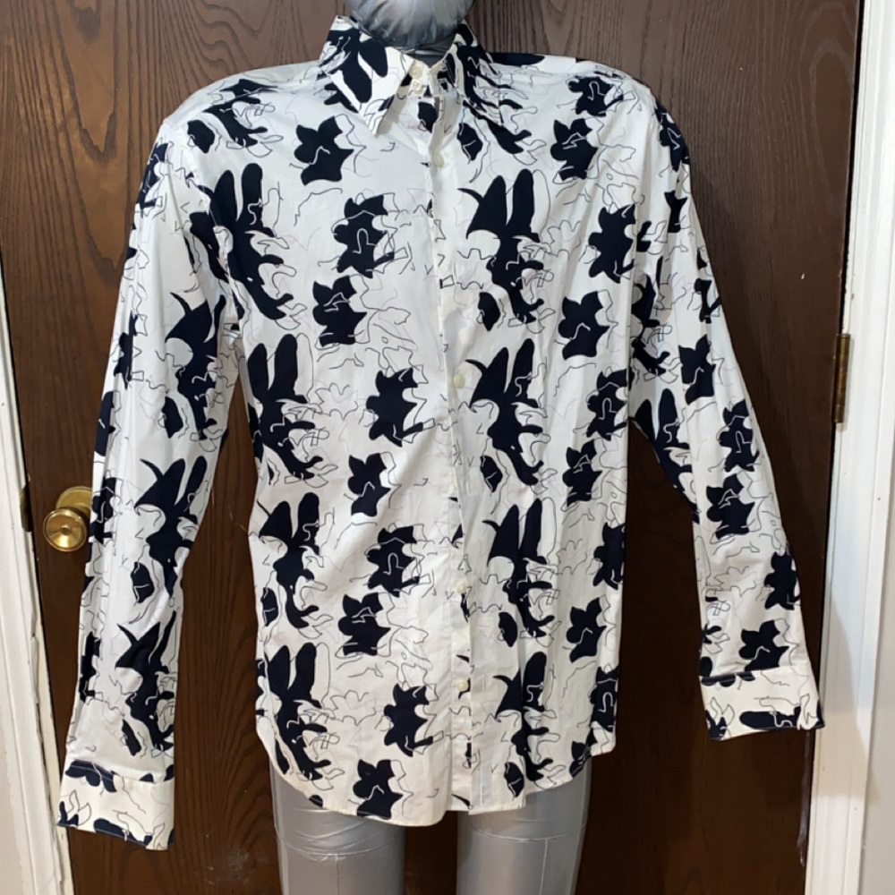 VINTAGE Trippy Disco Button Up